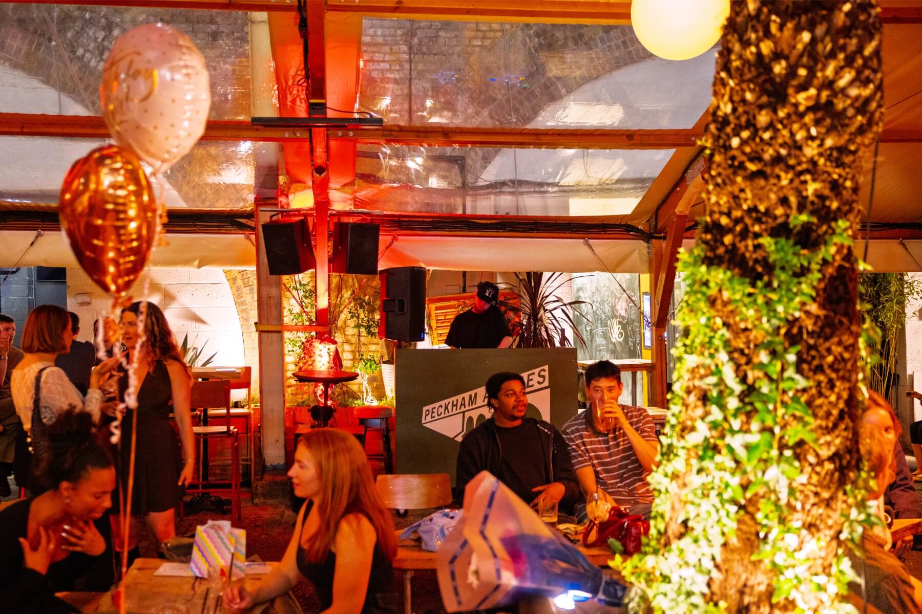 A party at Peckham Arches